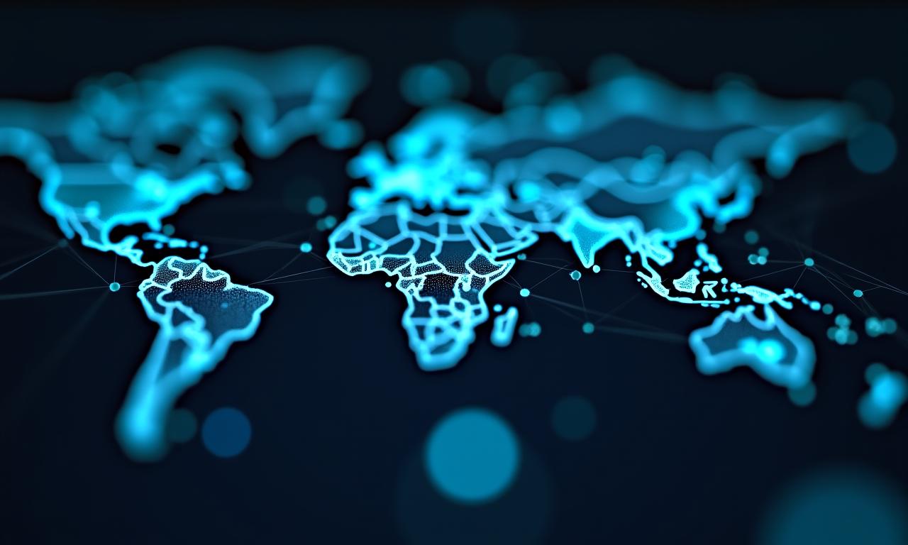 Global logistics network display