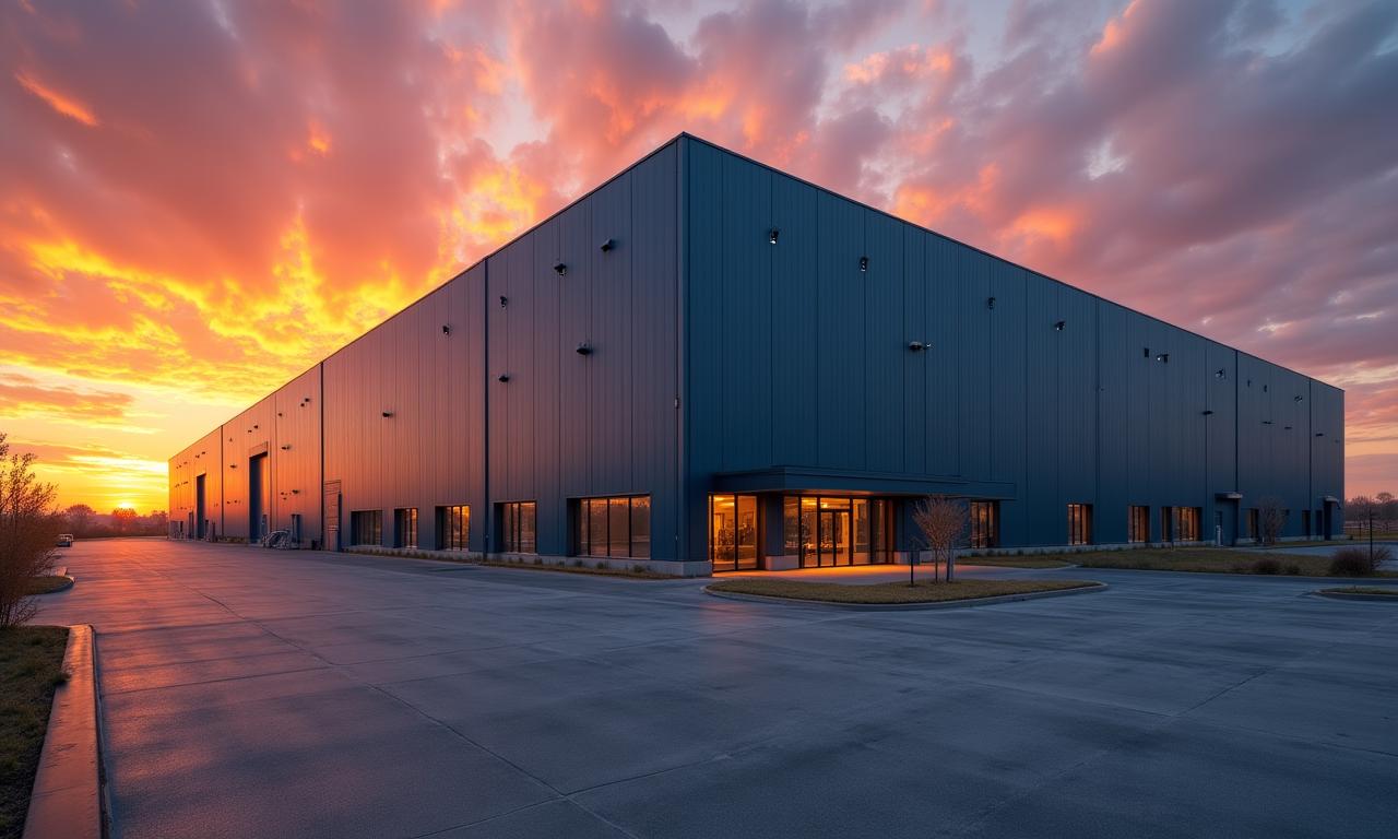 Modern logistics warehouse facility